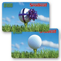 3D Lenticular Gift Card w/ Animated Golf Ball Images (Imprinted)